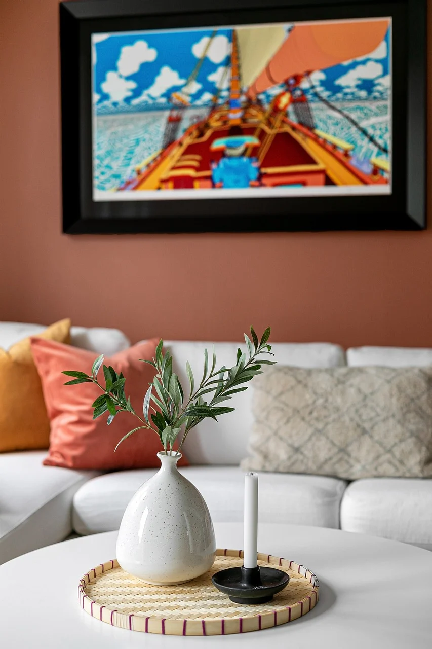 Natural light living room